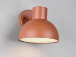 LED Downlight Außenwandleuchte Retro Style Apricot, Ø 20cm