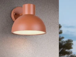 LED Downlight Außenwandleuchte Retro Style Apricot, Ø 20cm
