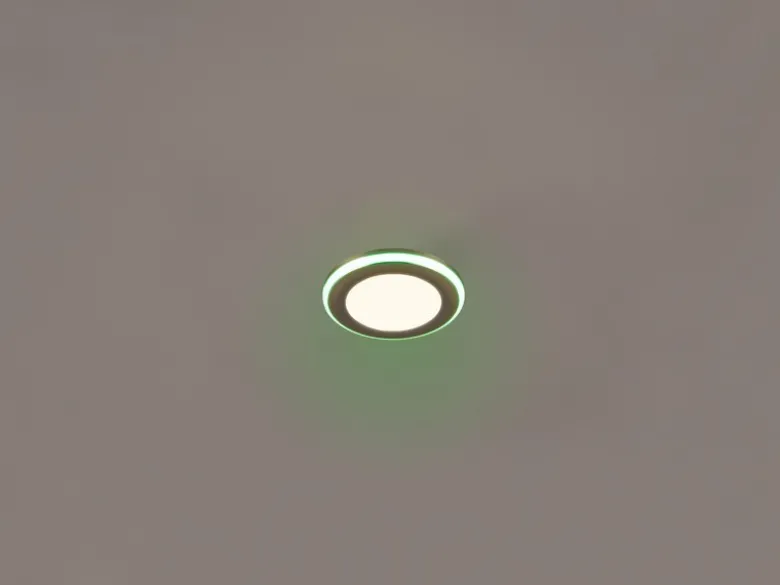 LED Einbaustrahler ARGUS Chrom mit Fernbedienung dimmbar & RGBW, Ø 8cm