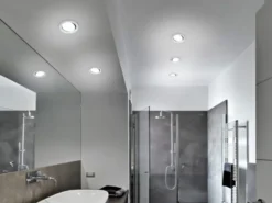LED Einbaustrahler 2er Set rund schwenkbar dimmbar Nickel matt 5,5W Deckenlampe