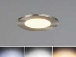 LED Einbaustrahler HIMAL 3er Set, dimmbar, 2 Lichtfarben für Badezimmer, Ø 8,5cm