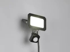 LED Flutlichtstrahler FUNCHAL 20W mit Bewegungsmelder, IP44, Breite 12cm
