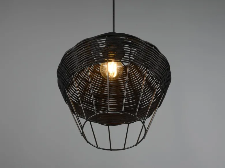 LED Gothic Pendelleuchte Dark Romantic Schwarz Dunkelromantik