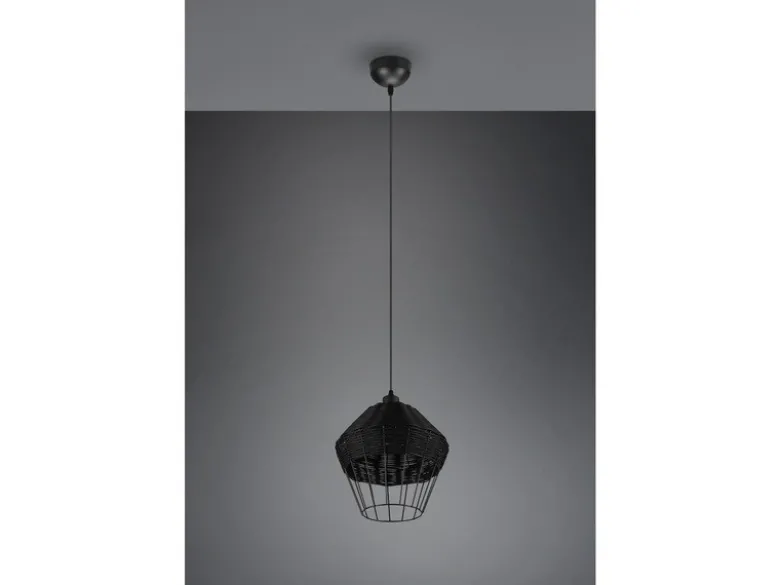 LED Gothic Pendelleuchte Dark Romantic Schwarz Dunkelromantik