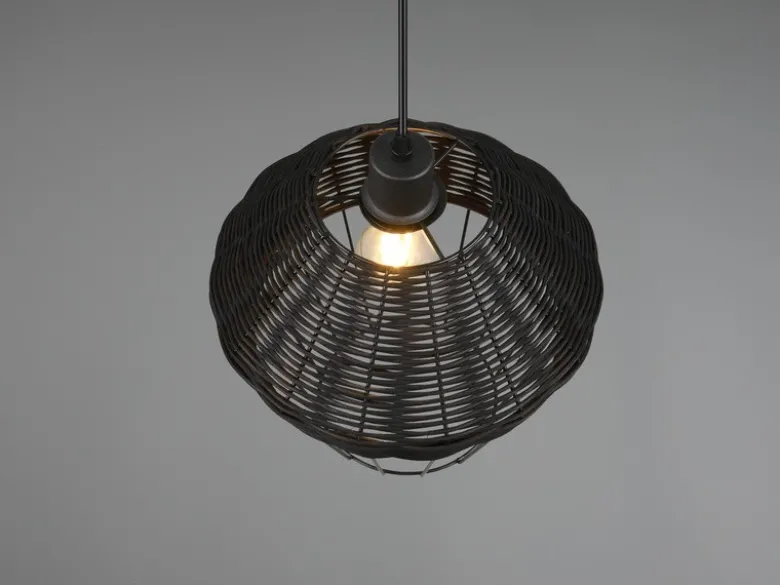 LED Gothic Pendelleuchte Dark Romantic Schwarz Dunkelromantik