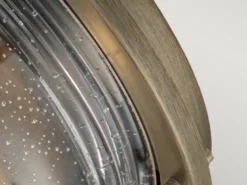 LED Industrial Deckenleuchte für Innen & Außen, Bronze Ø30,5cm