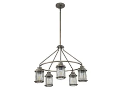 LED Industrial Pendelleuchte für Innen & Außen, Bronze Ø66cm