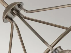 LED Industrial Pendelleuchte für Innen & Außen, Bronze Ø66cm