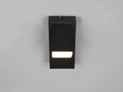 LED Innen Wandleuchte RAGLAN schwenkbar mit Schalter Schwarz, Höhe 15cm
