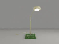 LED Kinder Schreibtischlampe mit Fußballmotiv & Flexarm, Höhe 37cm