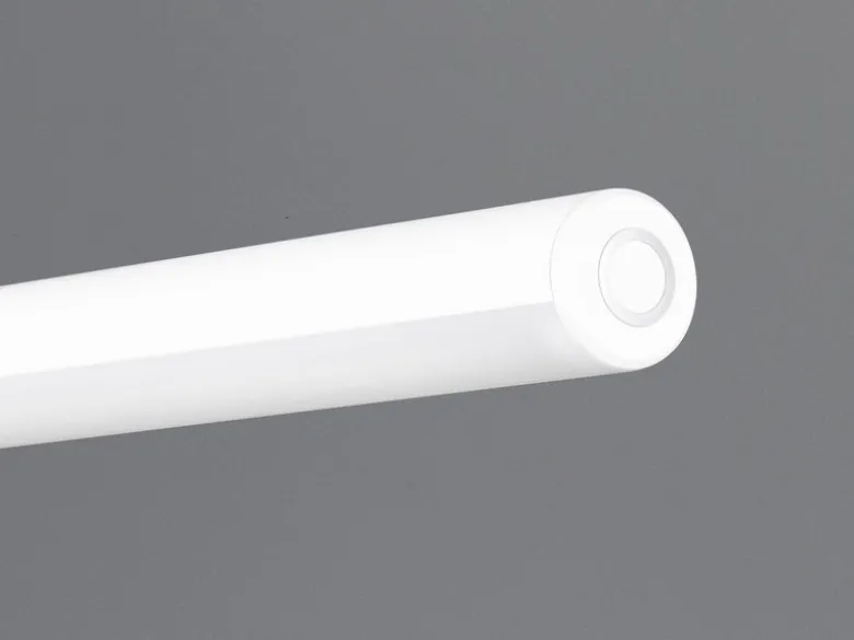 LED Klemmleuchte NEVADA Weiß dimmbar & 3 Lichtfarben, Höhe 38-69cm