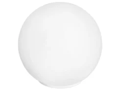 LED Kugel Tischleuchte Glaskugel Lampenschirm in Opalweiß, Ø 35cm