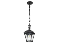 LED Outdoor Hängelampe Kettenlaterne Landhausstil, max. Höhe 141cm