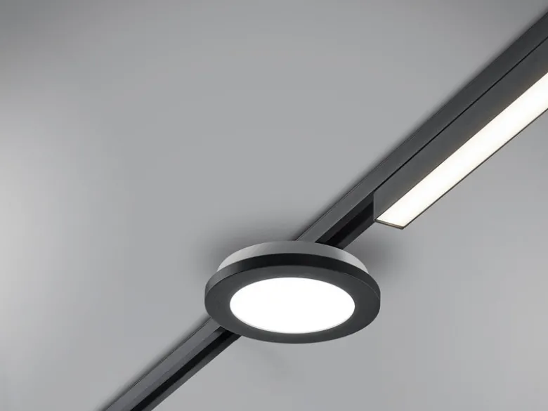 LED Panel Schwarz Breite 50,5cm für 2-Phasen Schienensystem DUOline
