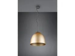 LED Pendelleuchte einflammig Metall Messing rund, Ø 40cm