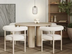 LED Pendelleuchte einflammig Kristall Glasschirm Bernsteinfarben, Ø 20cm
