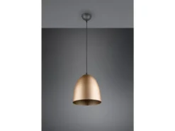LED Pendelleuchte einflammig Metall Messing rund, Ø 25cm