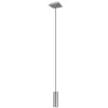 LED Pendelleuchte 1-flammig Metall in Silber, Ø 12cm