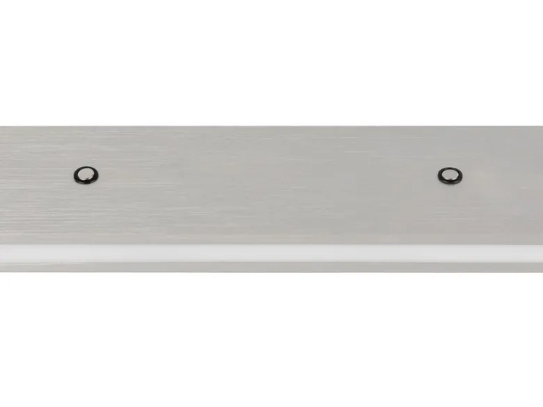LED Pendelleuchte GRAHAM dimmbar & stufenlos höhenverstellbar, Silber, B: 109cm