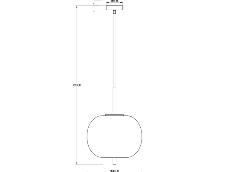 LED Pendelleuchte mit Rauchglas 1-flammig Metall Messing, Ø 30cm