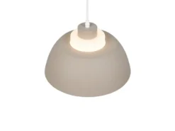 LED Pendelleuchte skandinavisch einflammig mit Metall- & Glasschirm Ø 30cm
