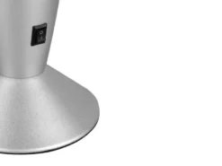 LED Raketen Lavalampe VESUV im 90er Jahre Design, Silber Grün Blau, Höhe 41,5cm