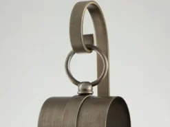 LED Rustikale Außenwand Laterne hängend sechseckig, Bronze Höhe 48cm