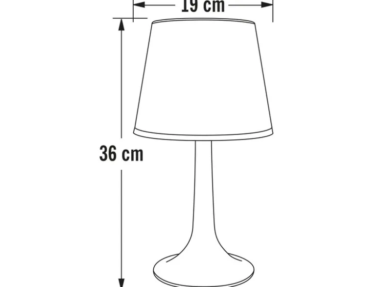 LED Solar Outdoor Tischleuchte ASSISI aus Kunststoff Weiß, Höhe 36cm