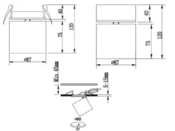 LED Spot Deckenstrahler Schwarz dimmbar, Ø 9cm