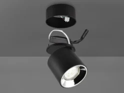 LED Spot Deckenstrahler Schwarz dimmbar, Ø 9cm