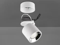 LED Spot Deckenstrahler Weiß dimmbar, Ø 9cm