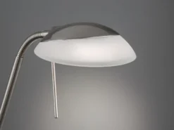 LED Stehleuchte POOL Silber 2-flammig dimmbar, Höhe 160cm