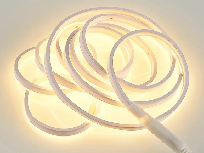 LED Streifen NEON mit Fernbedienung, RGB Farbwechsel & Dimmer - 3 Meter
