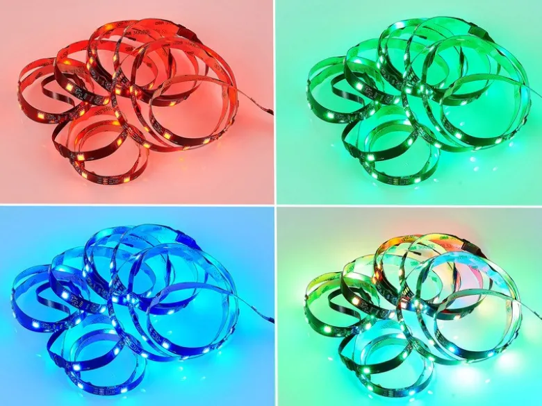 LED Streifen SCREEN mit Fernbedienung, RGB & Sound Control - 300cm