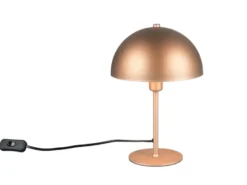 LED Tischleuchte aus Metall Coffee in Pilzform, Höhe 30cm