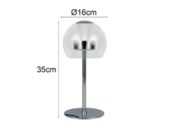 LED Tischleuchte FLYNT dimmbar & Lichtfarbe einstellbar, Höhe 35cm