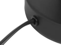 LED Tischleuchte mit Gitter Lampenschirm Schwarz, Höhe 28cm