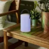 LED Tischleuchten 2er SET dimmbar mit Farbwechsler, Bluetooth Lautsprecher USB
