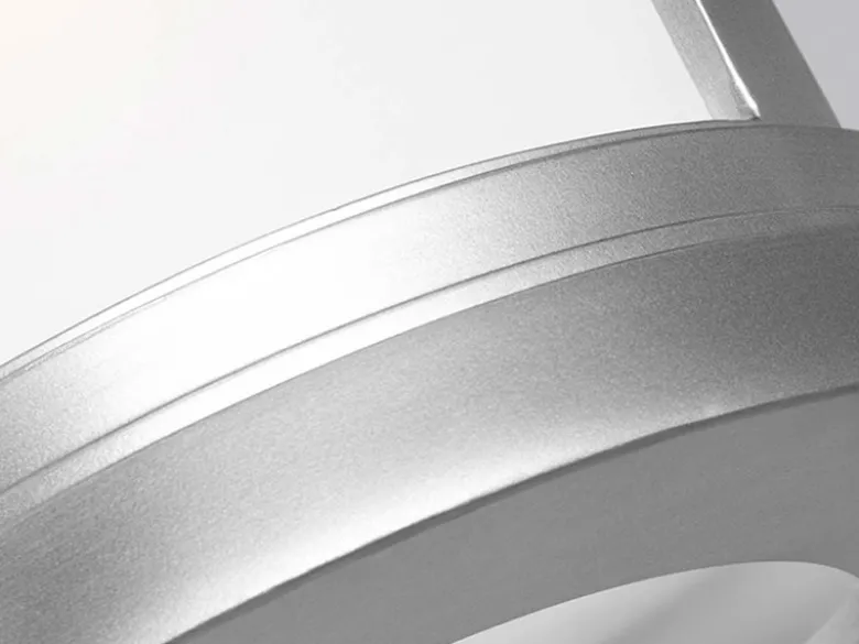 LED Ultra Wetter & Salzluft resistente Außen Laterne, Silber Höhe 23cm