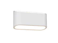 LED Wandleuchte aus Gips mit Up and Down Lichteffekt, Breite 23cm