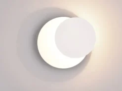 LED Wandleuchte MIO Weiß verstellbar für indirekte Beleuchtung, Ø 18cm
