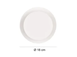 LED Wandleuchte MIO Weiß verstellbar für indirekte Beleuchtung, Ø 18cm