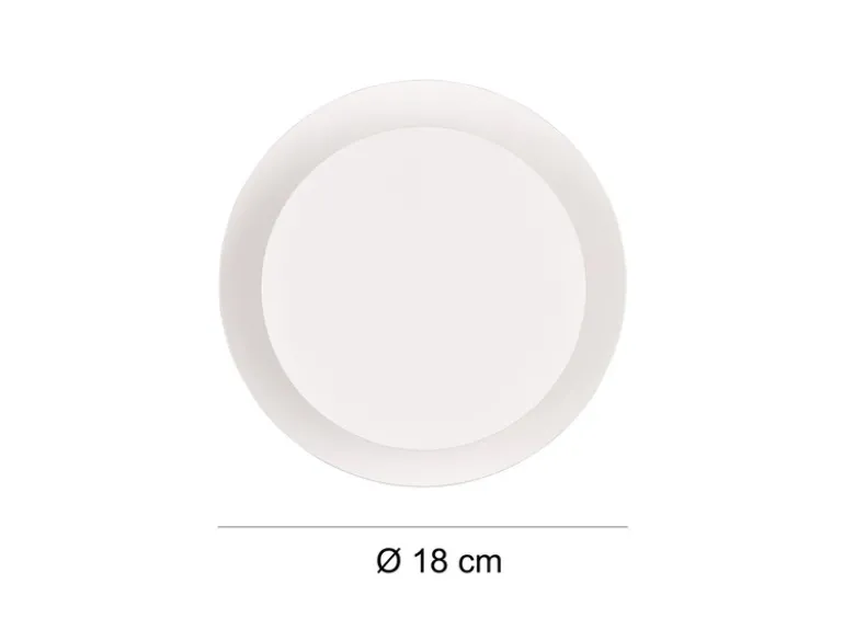 LED Wandleuchte MIO Weiß verstellbar für indirekte Beleuchtung, Ø 18cm
