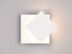LED Wandleuchte MIO Weiß verstellbar für indirekte Beleuchtung, Höhe 18cm