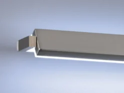 LED Wandleuchte PARE schwenkbar & dimmbar Silber matt, Breite 40cm