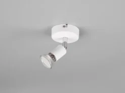LED Wandstrahler 1 flammig Metall Weiß, Breite 8cm