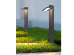 LED Wegeleuchte 2er Set schwenkbar in Anthrazit, Höhe 100cm, IP54