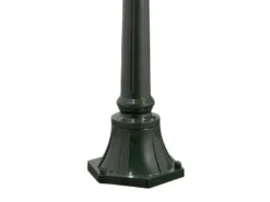 LED Wegeleuchte im Landhausstil, Gartenlaterne Grün, Höhe 118cm