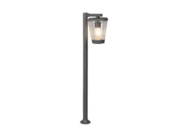 LED Wegeleuchte Laterne aus Aluminium Anthrazit, Höhe 100cm