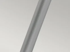 LED Wetterfeste Pollerleuchte aus Edelstahl, Silber Höhe 100cm